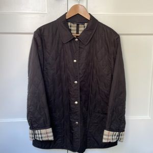 Vintage diamond Burberry quilted lightweight jacket